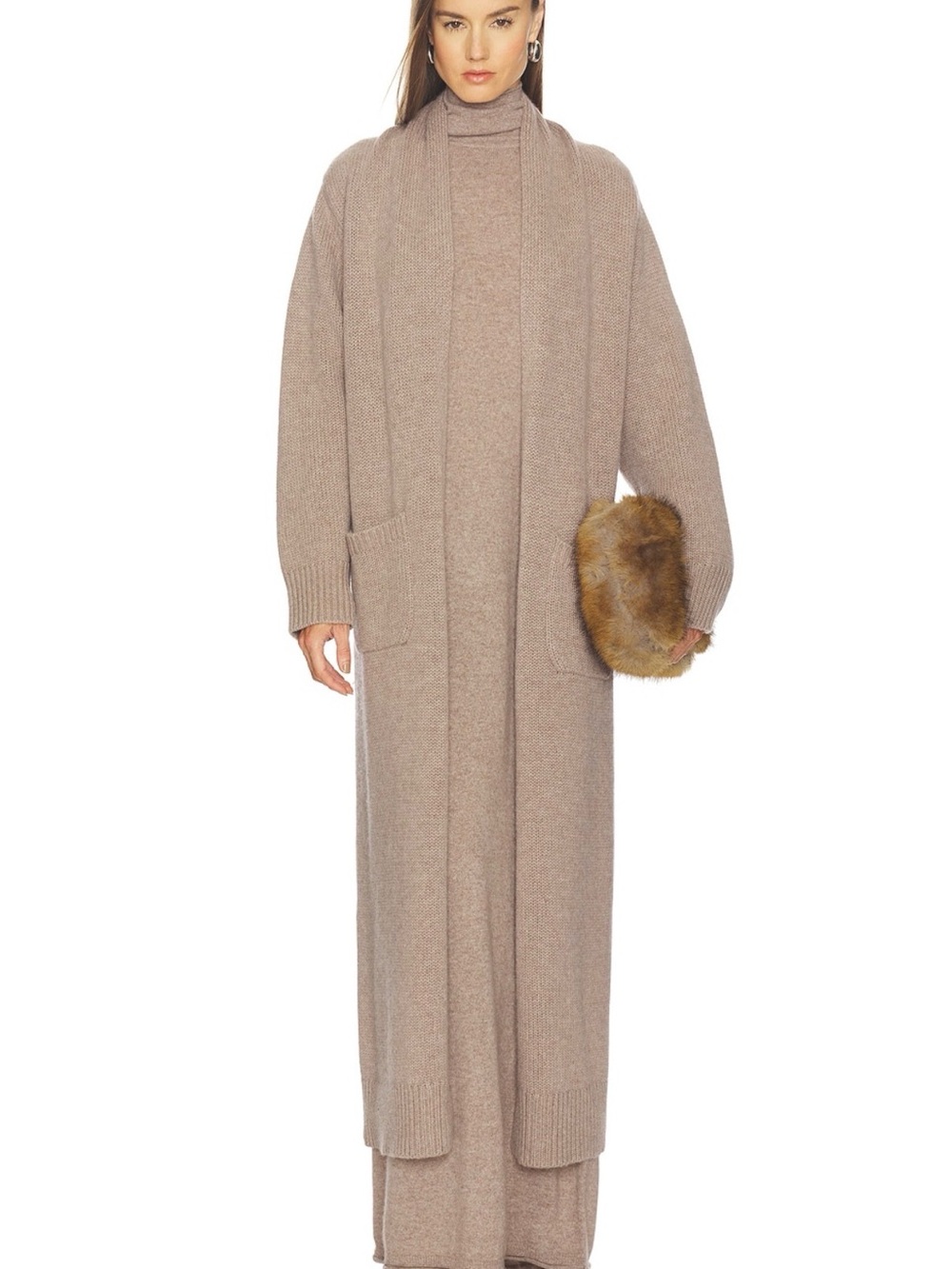 SEN Knit Duster in Toast